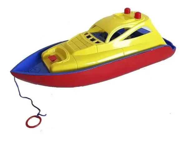 Producto - Barco Lancha Bote Para Agua Bañera Pileta Grande Playa 45 Cm
