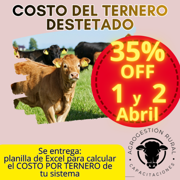 Producto - Taller Online: Costo del Ternero