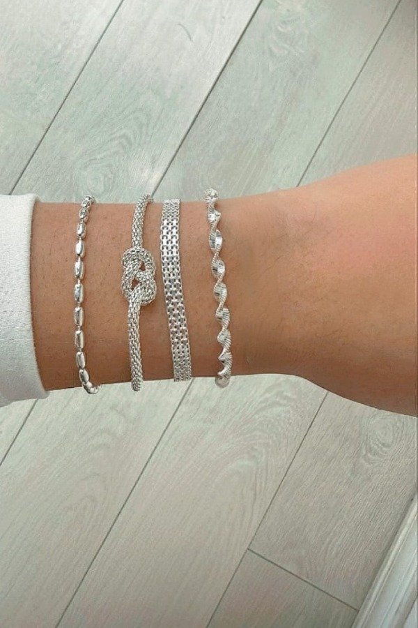 Producto - Pulsera chata entramada - 1