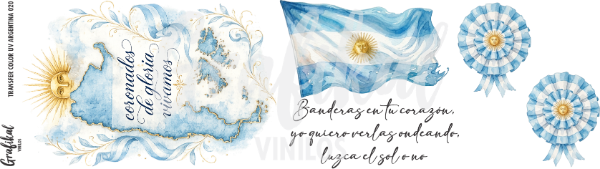 Producto - Transfer Color UV Argentina 020