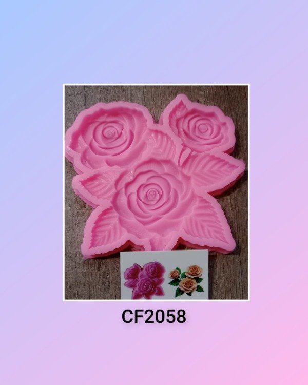 Producto - ROSAS X 3 CON HOJAS - CF2058