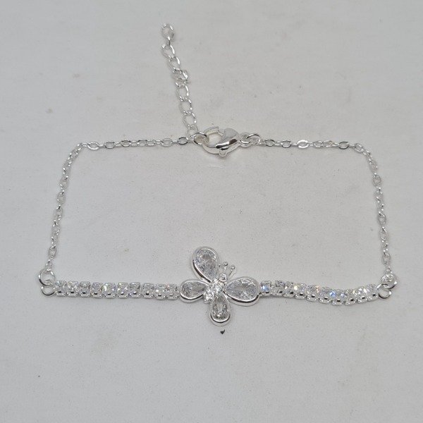 Producto - Pulsera mariposa cristal y cubic