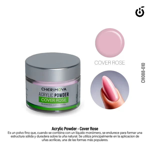 Producto - POLVO ACRILICO N010 COVER ROSE 30G CHERIMOYA
