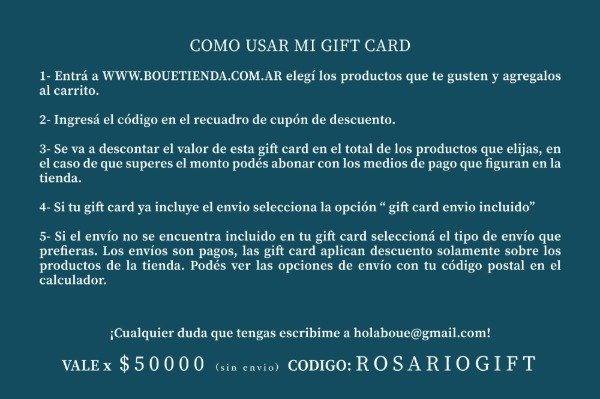 Producto - Gift Mamá 50.000 - 1