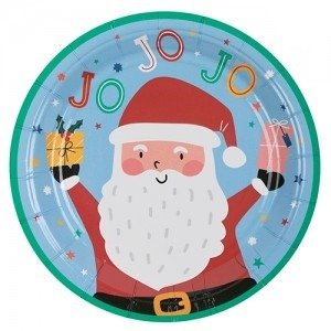 Producto - Plato poli papel x6 navidad