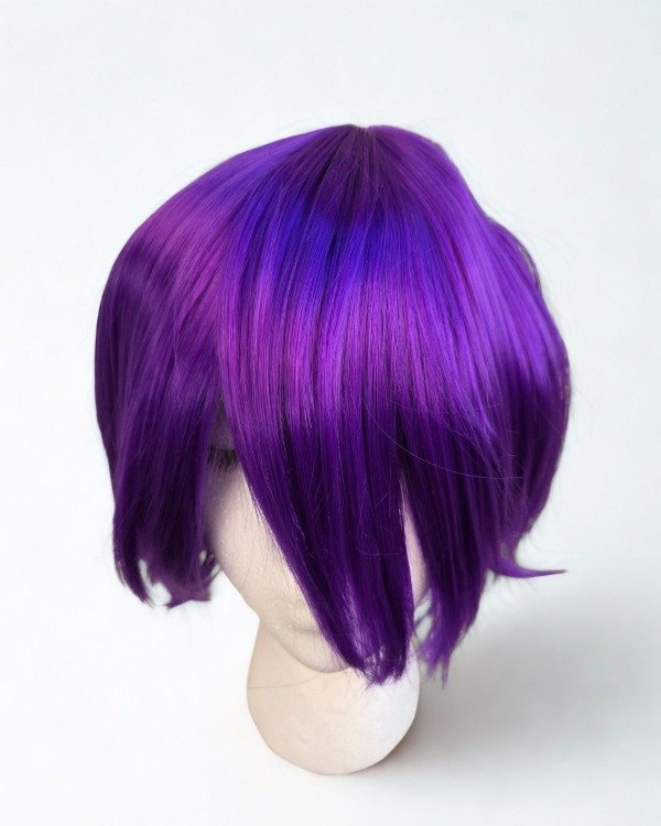 Producto - Peluca violeta corta toyokalon