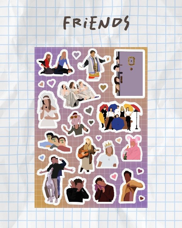 Producto - Plancha Friends A5