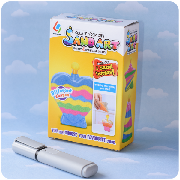 Producto - Kit de Arte con Arena Brillante - Corazón