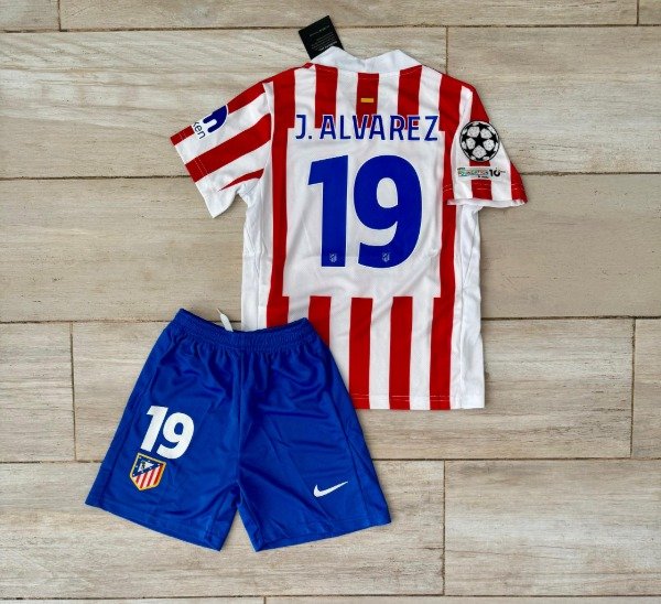 Producto - Kit Niño 25/26 Atletico Madrid Titular J. Alvarez 19