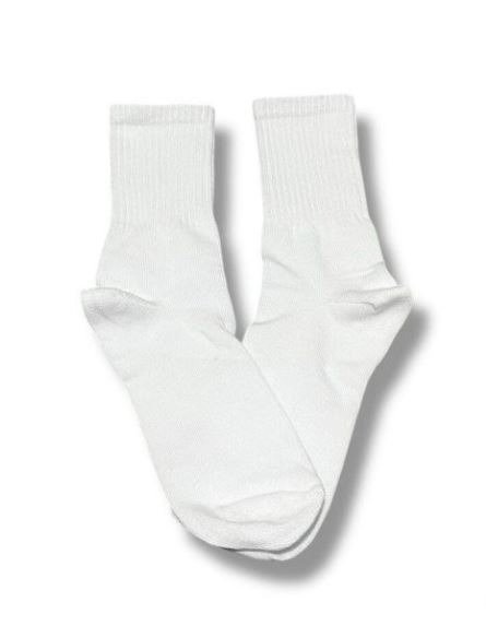 Producto - Media lisa blanca