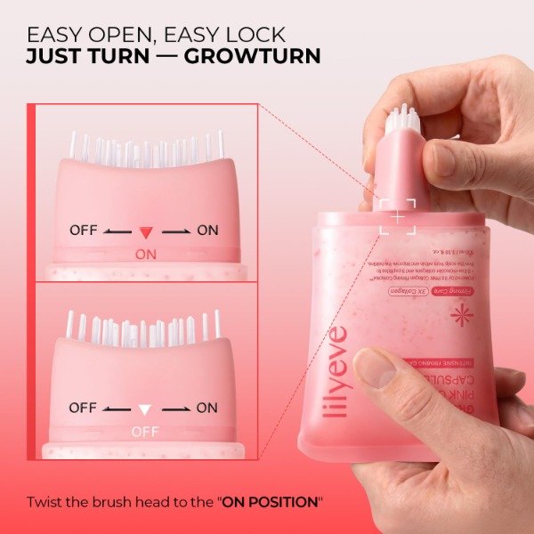Producto - LILYEVE Grow Turn Pink Collagen Capsule Ampoule 100ml - 6