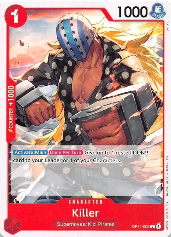 Producto - Killer OP14-005 The Azure Sea's Seven