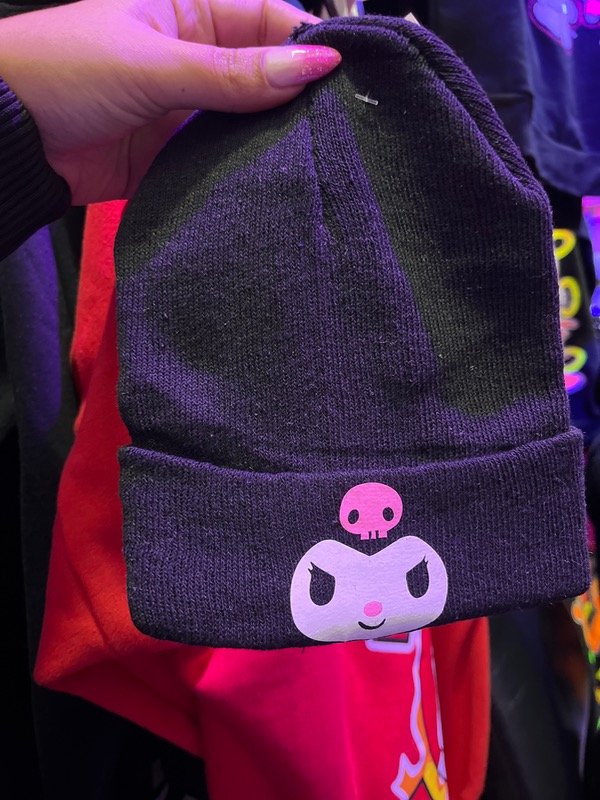 Producto - Gorro lana Kuromi cara