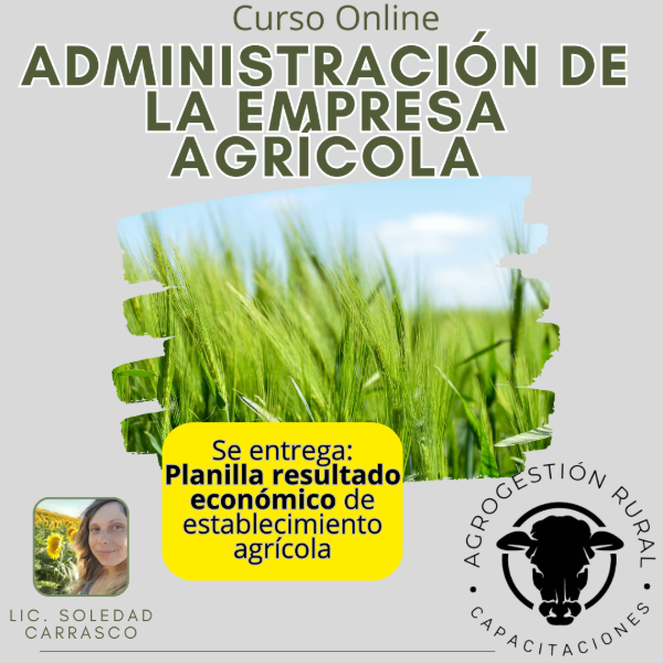 Producto - Curso Online Administración de la empresa agrícola