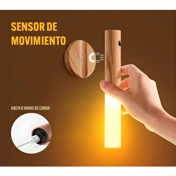 Producto - Lampara Luz de Noche Recargable con Sensor