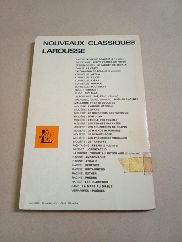 Producto - Phédre - Jean Racine - Larousse 1959 - 1