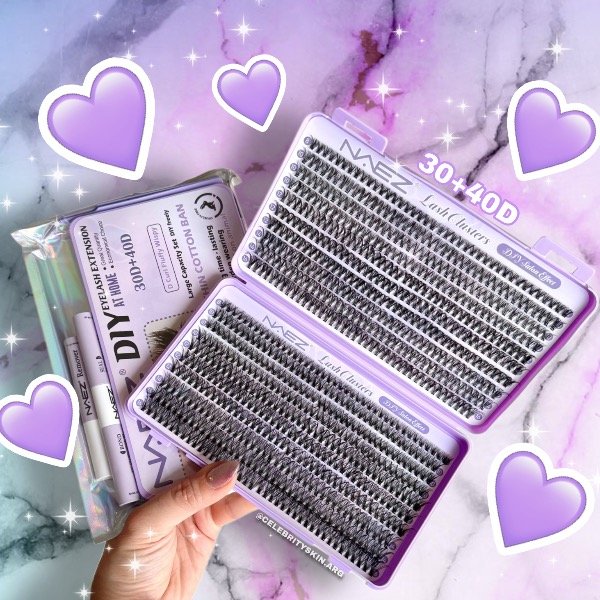 Producto - KIT SÚPER COMPLETO PESTAÑAS DIY VIOLETA 30 40 X 1 SET