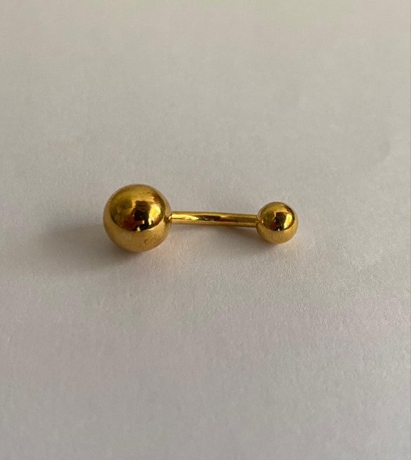 Producto - Navel liso dorado