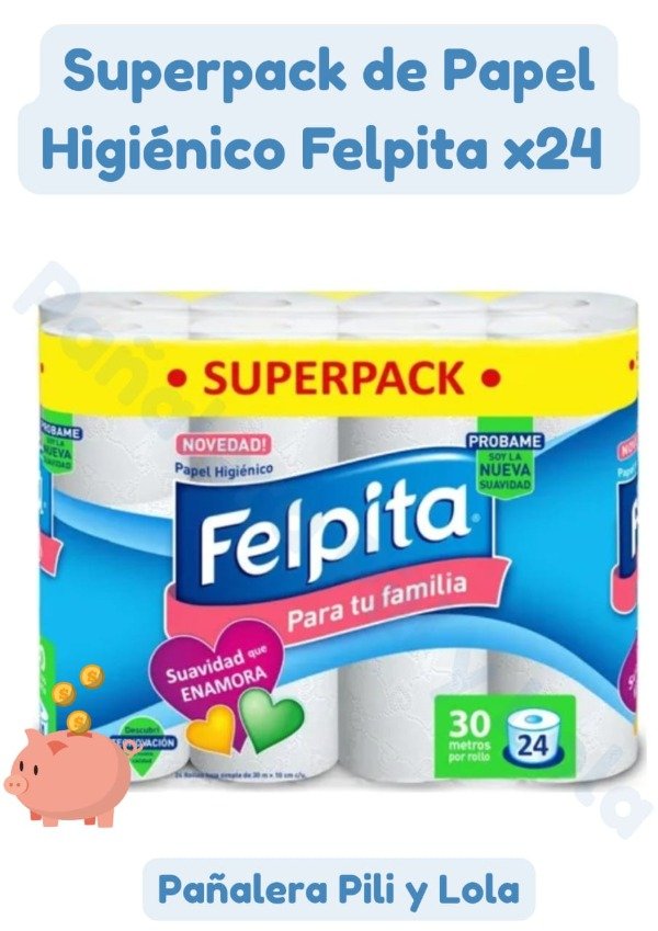 Producto - Súper Pack Papel Higiénico Felpita x24