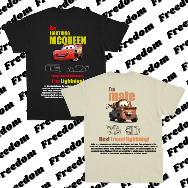 Producto - Remera Duo RAYO MACQUEEN - MATTE