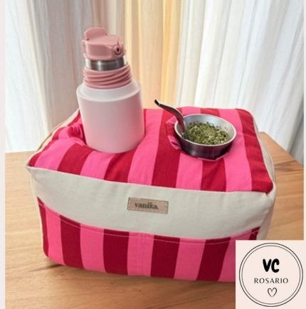Producto - Almohadon Matero Chico 2 Espacios Rayas
