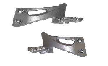 Producto - SOPORTE DE ALUMINIO ORIGINAL TRASERO  ZANELLA RX 150 /OTRAS C/ PEDALIN. JUEGO