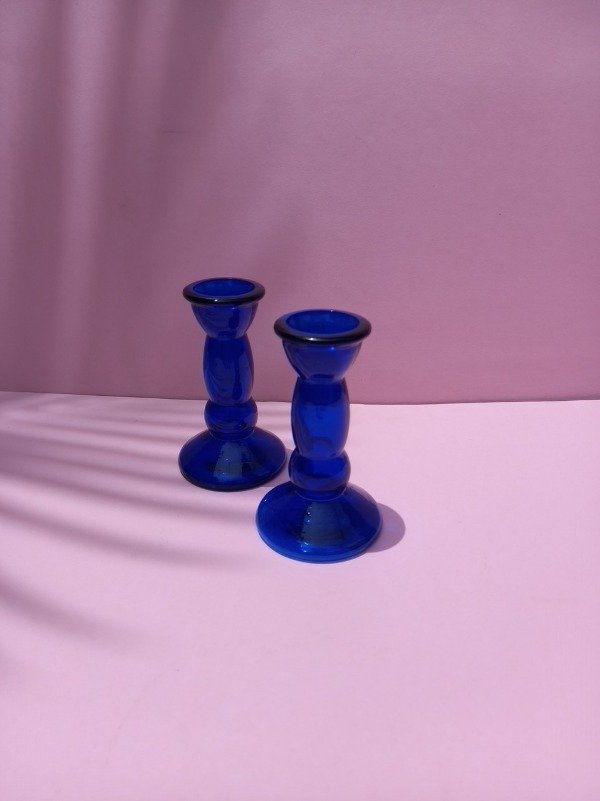 Producto - Candelabros de vidrio quedan 6 precio por unidad