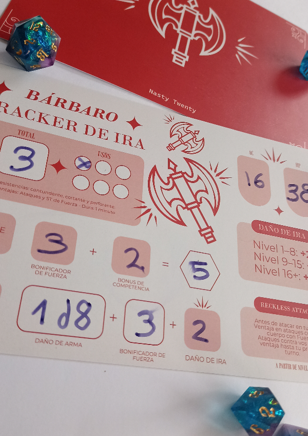 Producto - Trackers para PARTY DE 4 + DM - 1