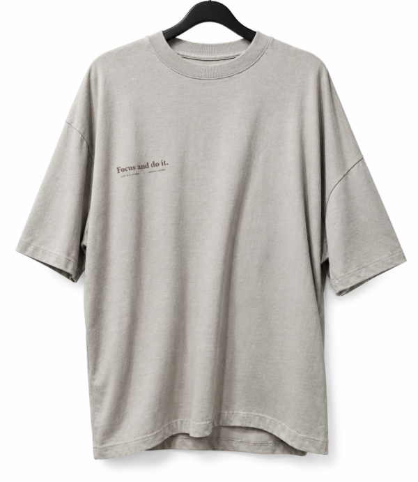 Producto - Remera Oversize Beige Talle S