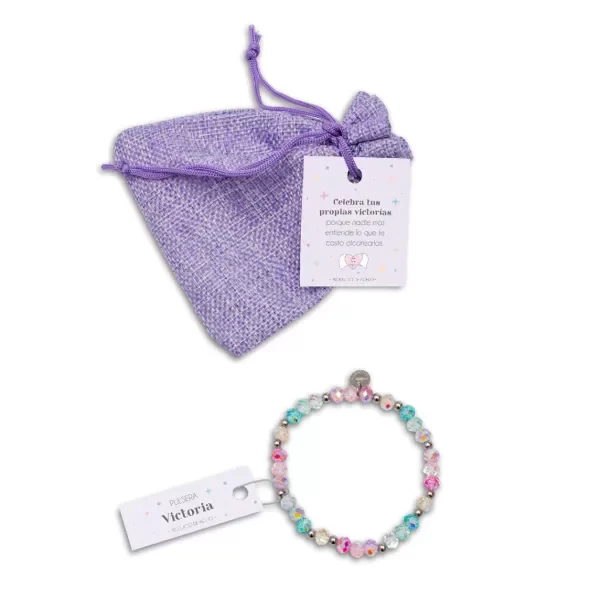 Producto - Pulsera Acero de Cristales Victoria