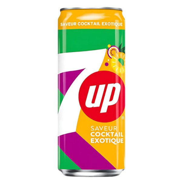 Producto - 7up Zero Sabor Cocktail Exotique (Sin alcohol) 330 ml