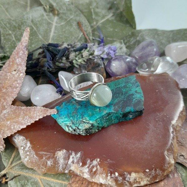 Producto - Anillo de Alpaca con Ágata - 1