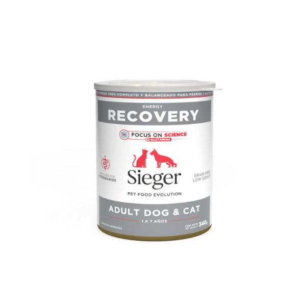Producto - SIEGER EXTRA RECOVERY E.O Lata x 340g.