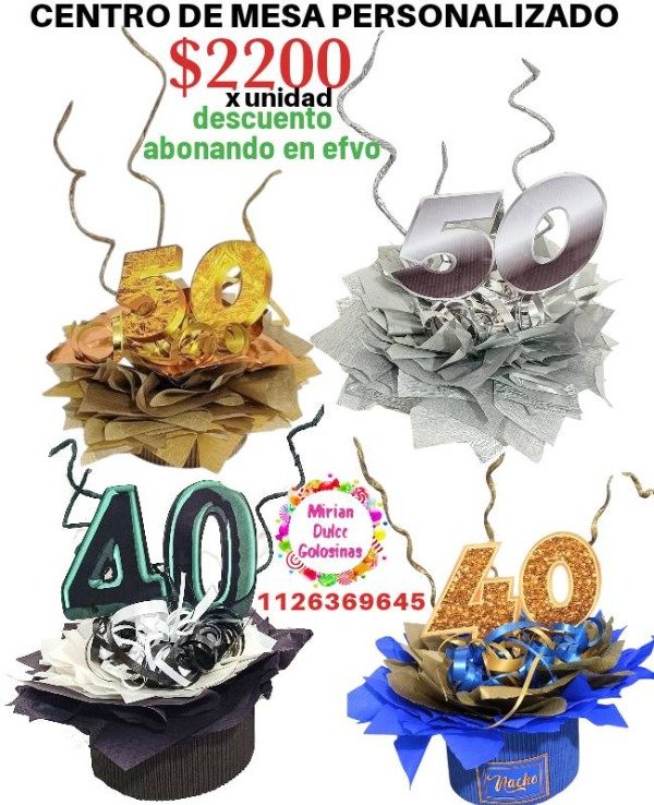 Producto - Centro de mesa perlados