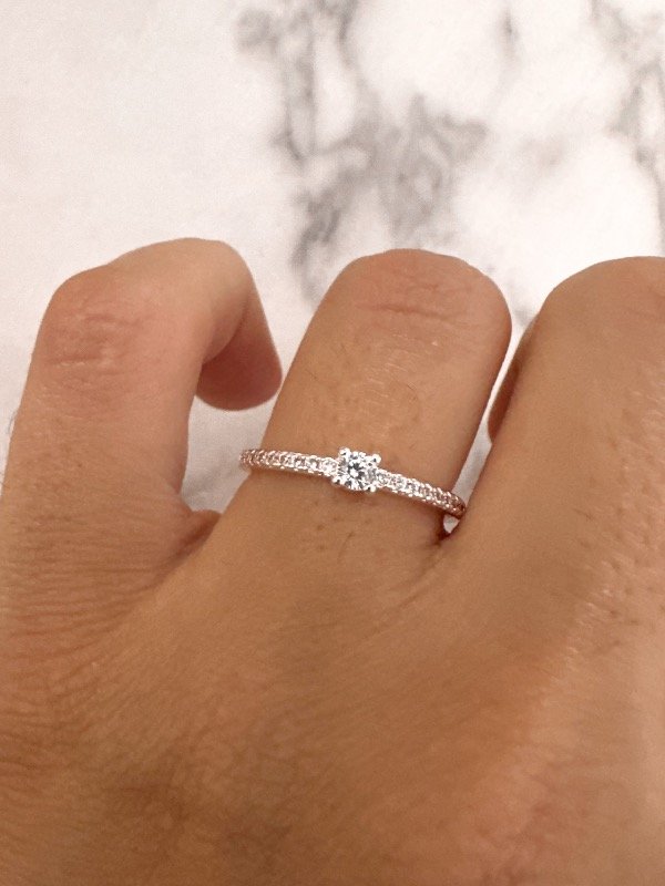 Producto - Anillo Holly Acero blanco