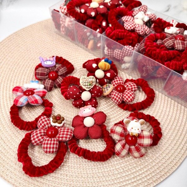 Producto - C-2007 COLITAS DE PELO FLOR (1 MODELO POR CAJA)