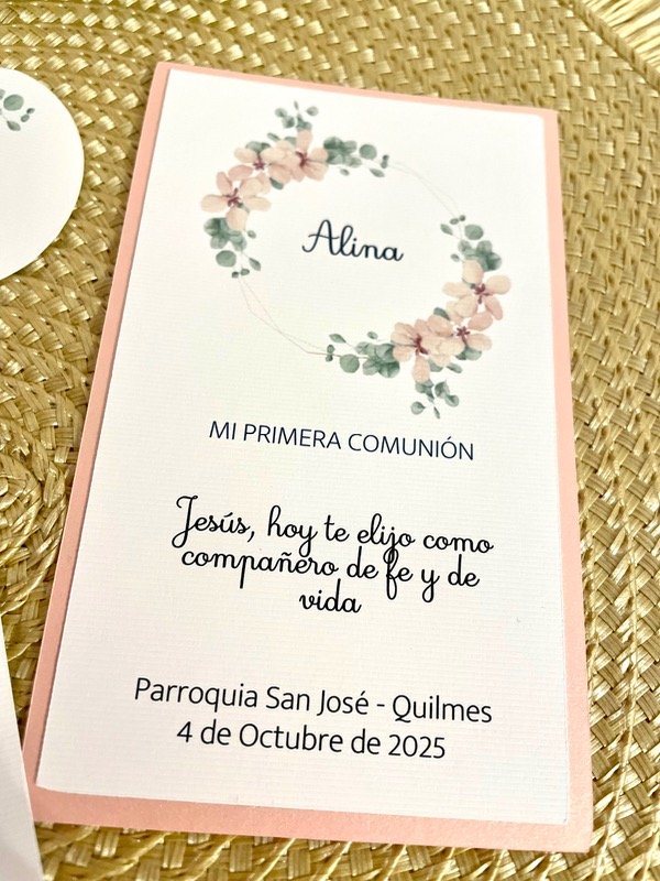 Producto - Estampita Alina