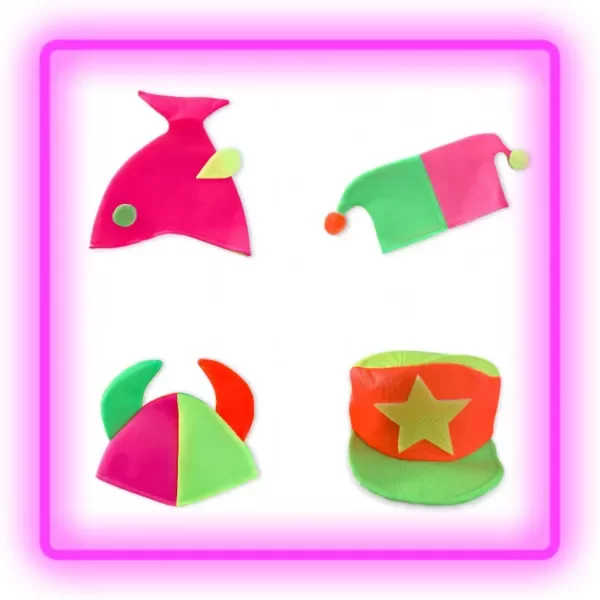 Producto - Gorros de tela fluo varios modelos