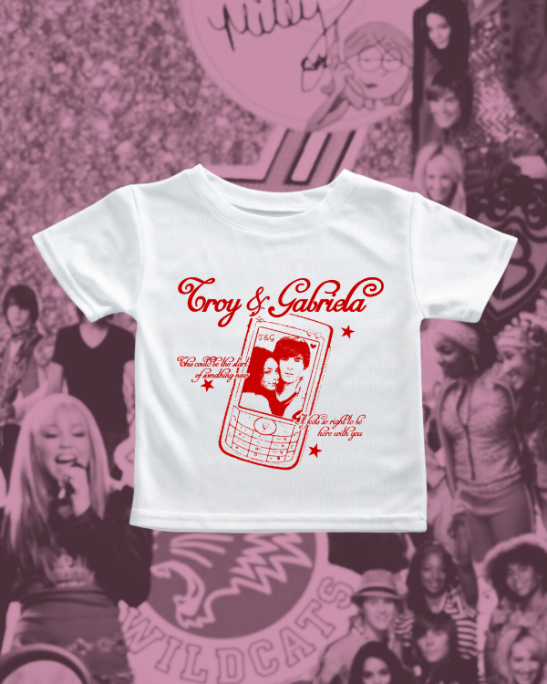 Producto - Troy y Gabriela- Baby tee