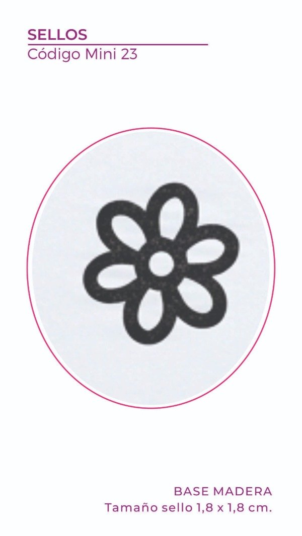 Producto - Mini Sello 23 - FLOR