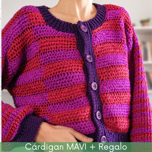 Producto - Guía de tejido Cárdigan Mavi + Regalo