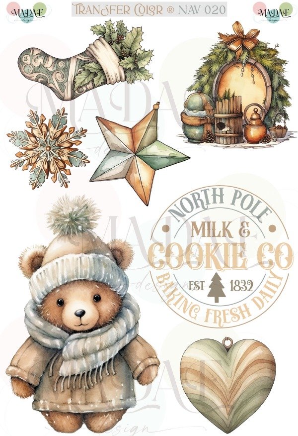 Producto - TRANSFER COLOR A4 NAVIDAD 020