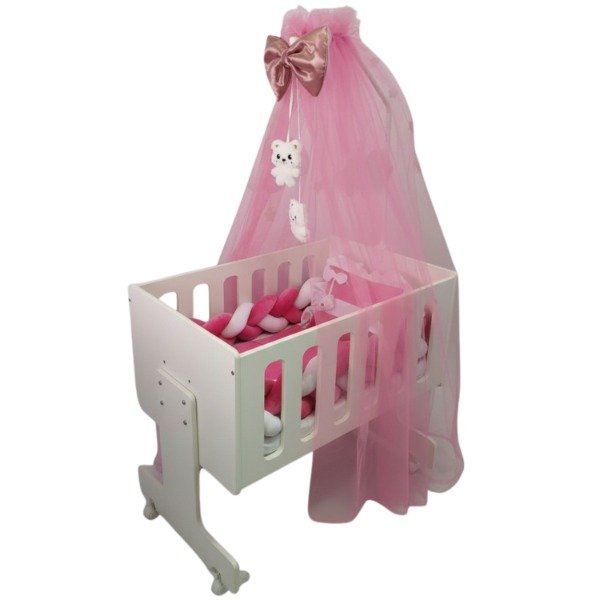 Producto - Set de Chichoneras Plush para Cuna Colecho Moises Rumi - 9