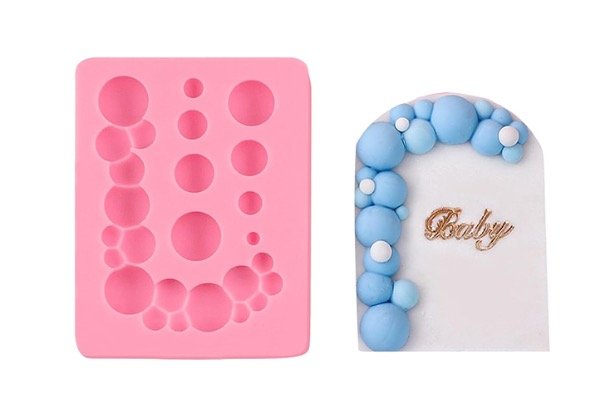 Producto - Molde Silicona Marco de Burbujas