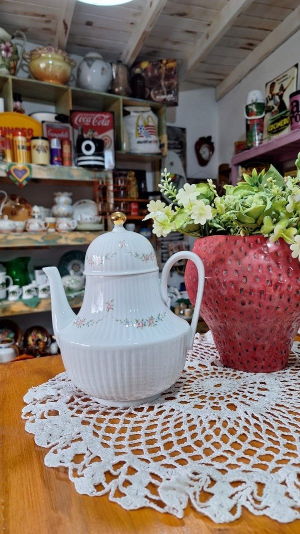 Producto - TETERA TSUJI BLANCA DETALLE FLORES - 0