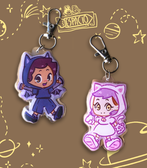 Producto - Llaveros Luz y Amity Halloween ver. // La casa Búho