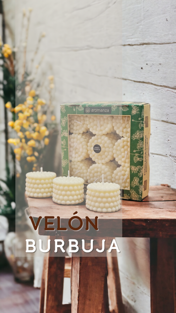 Producto - VELÓN BURBUJAS -Aromanza-