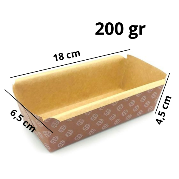 Producto - Molde Para Budín de Papel 200 gr