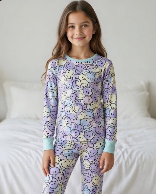 Producto - Pijama 559 Caritas Violeta