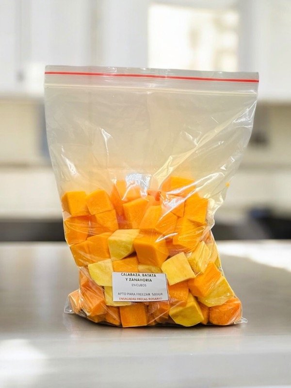 Producto - Calabaza - Zanahoria - Batata en cubos 500gr